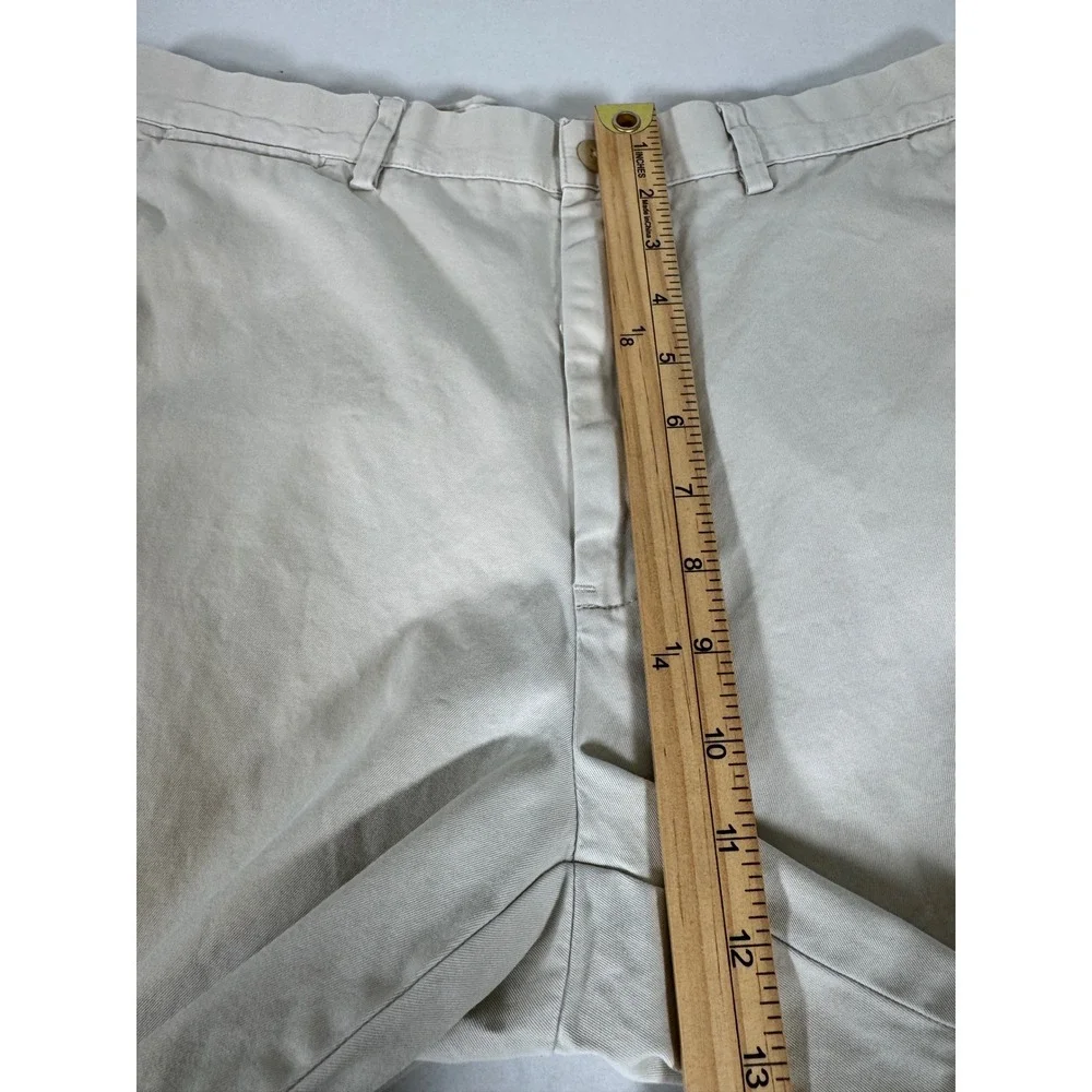 Polo Ralph Lauren Mens Classic Fit Chino Pants Beige Cotton Flat Front‎